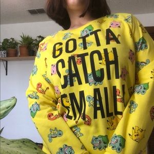 Kanto starter Pokémon sweatshirt